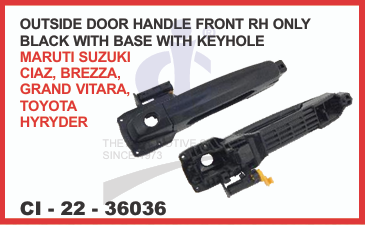 O.H.CIAZ,BREZZA,VITARA N/M,HYRYDER W/BASE W/HOLE BLK FRONT RIGHT