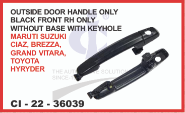 O.H.CIAZ,BREZZA,VITARA N/M W/OBASE W/HOLE BLK FRONT RIGHT
