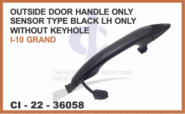 O.H.I-10 GRAND,XCENT W/O KEYHOLE SENSOR TYPE BLK FRONT LEFT