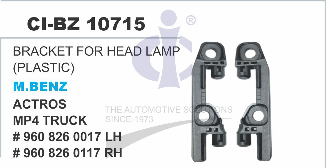 BRACKET FOR HEAD LAMP PLASTIS