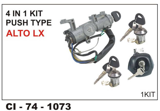 4 IN 1 Lock Alto/WagonR W/steering Lock LX