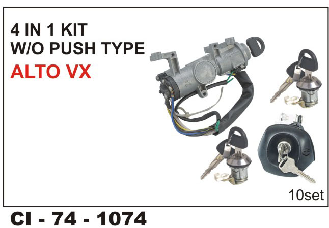 4 IN 1 Lock  ALTO,WagonR  W/streeing Lock VX