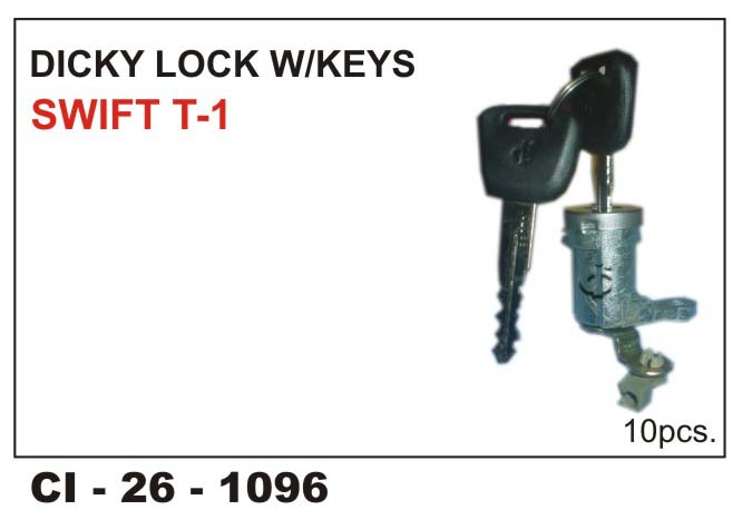 DICKEY LOCK W/KEYS SWIFT.