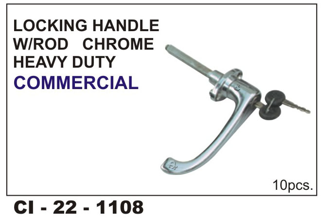 LOCKING HANDLE COMMERCIAL CP (ROD 2.5 INCH)