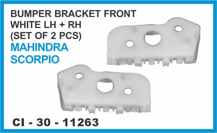 FT.BUMPER BRACKET SCORPIO WHITE