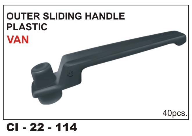 O.H.SLIDING TYP VAN PVC BLACK