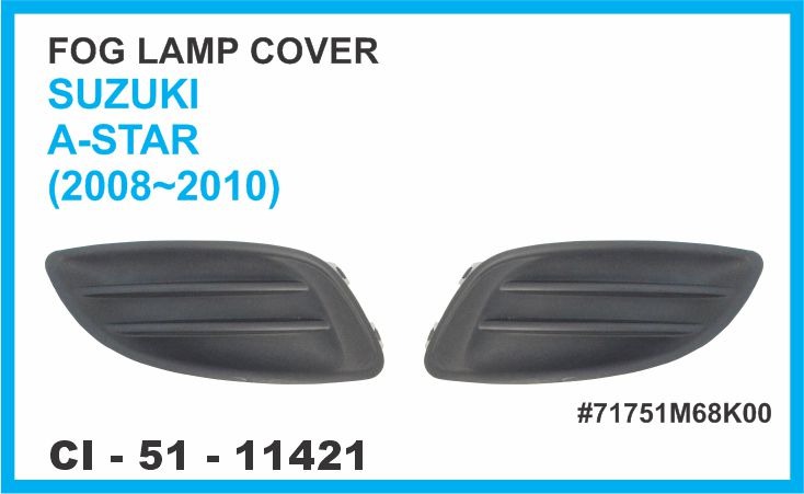 FOG LAMP COVER A-STAR PLAIN
