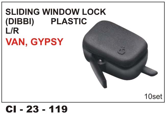 SLIDING WINDOW LOCK VAN PVC LEFT