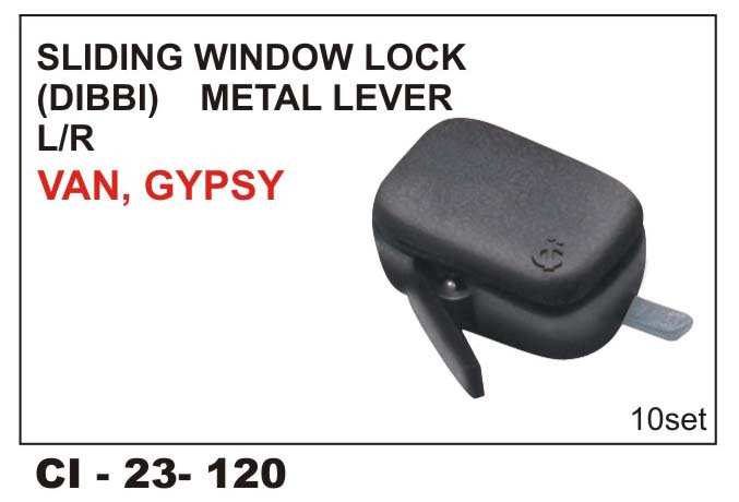 SLIDING WINDOW LOCK METAL LEFT