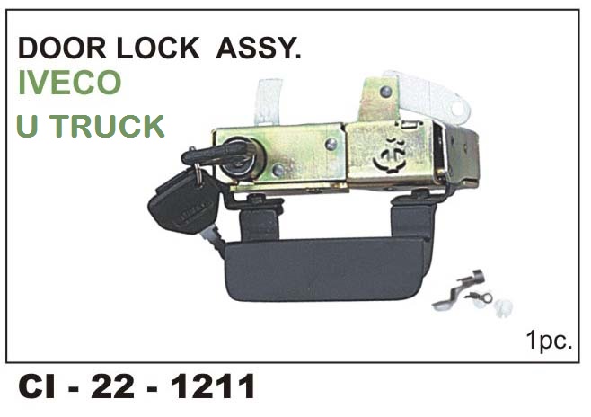 DOOR LOCK ASSY IVECO,ECOMET ALL,STALLION O/M LH