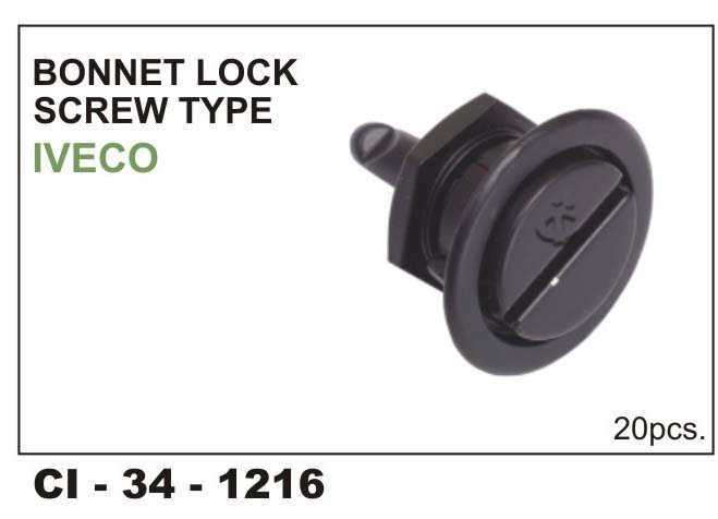 BONNET LOCK SCREW TYPE IVECO W/WASHER