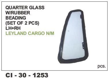 Q.GLASS FRAME W/RUBBER BEADING IVECO CARGO N/M L/R