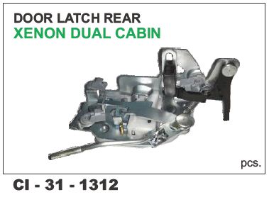 DOOR LOCK ASSY XENON DUAL CABIN RR-LH