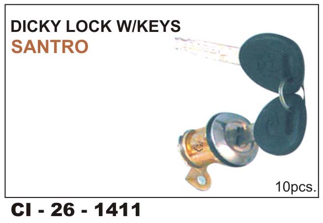 DICKY LOCK W/KEY SANTRO