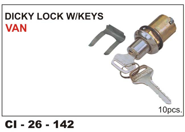 DICKY LOCK W/KEY VAN