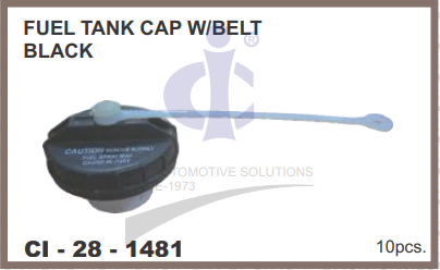 P.T.CAP W/BELT UNIVERSAL INNOVA,SANTRO,JEETO,ALL VEHICLES BLACK