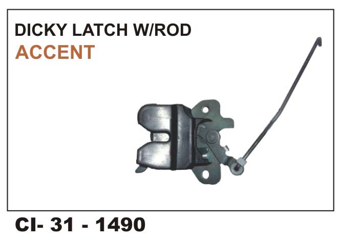 DICKY LOCK ASSY ACCENT W/ROD
