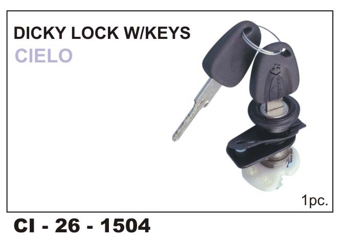 DICKY LOCK W/KEY CIELO