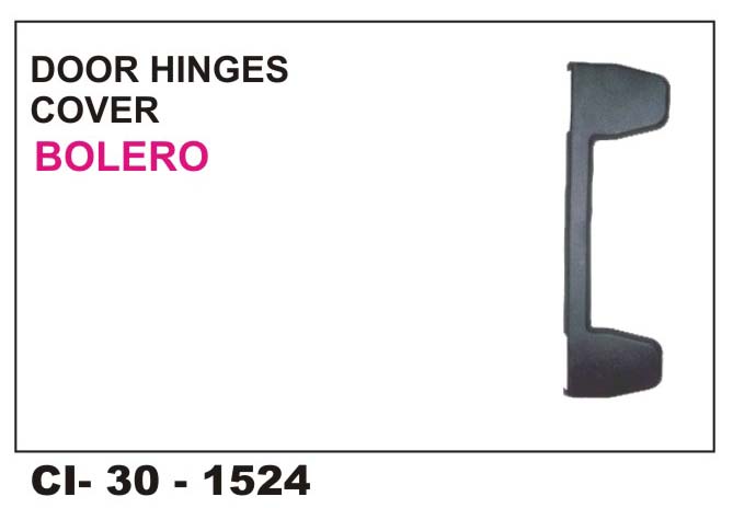 DOOR HINGES COVER BOLERO BLACK