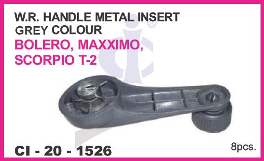 R.G.HANDLE BOLERO N/M,SCORPIO N/M,MAXIMO,JEETO,THAR,SUPRO ETC M/INSERT GREY