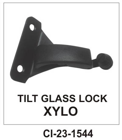 TILT GLASS LOCK QUANTO W/FITTING LH