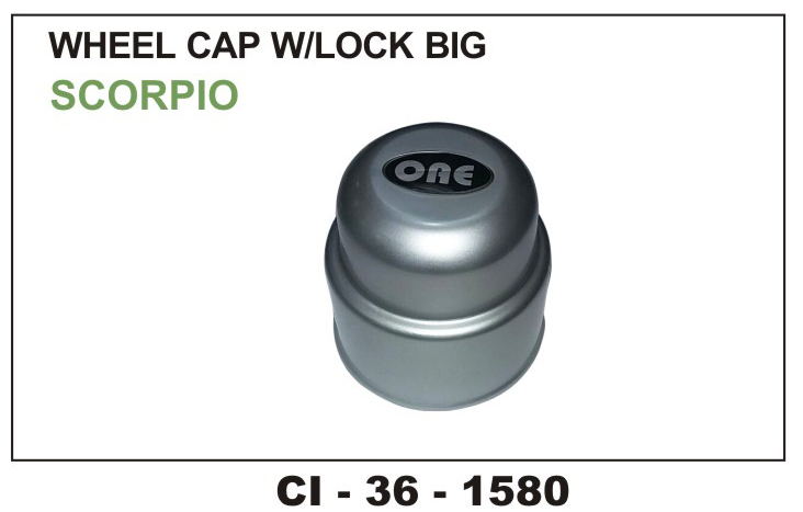 WHEEL CAP W/LOCK BIG SCORPIO (SET OF 4 PCS)