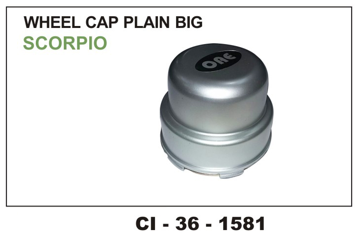 WHEEL CAP PLAIN BIG SCORPIO (SET OF 4 PCS)