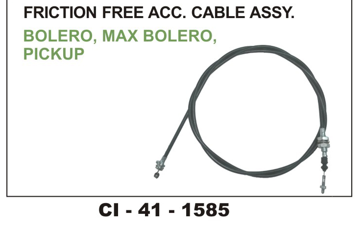 ACCELATOR CABLE ASSY. BOLERO TURBO
