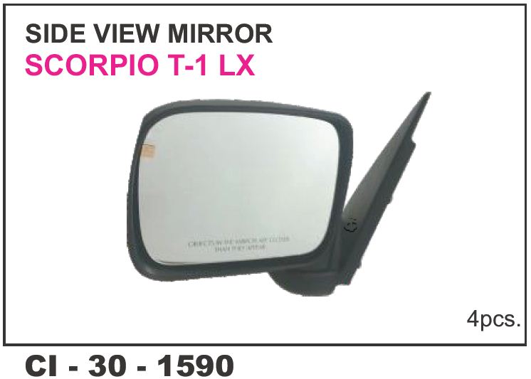 SIDE VIEW MIRROR SCORPIO LX LH