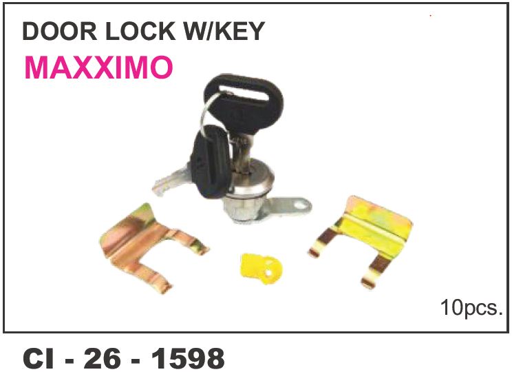 DOOR LOCK W/KEY MAXIMO,JEETO