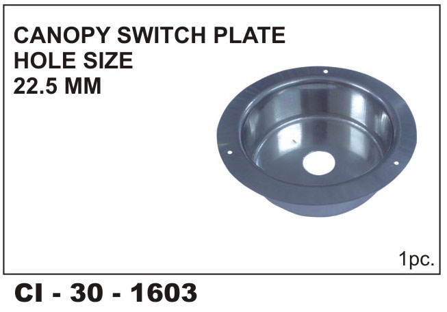 Canopy Switch Plate Hole Size 22.5mm