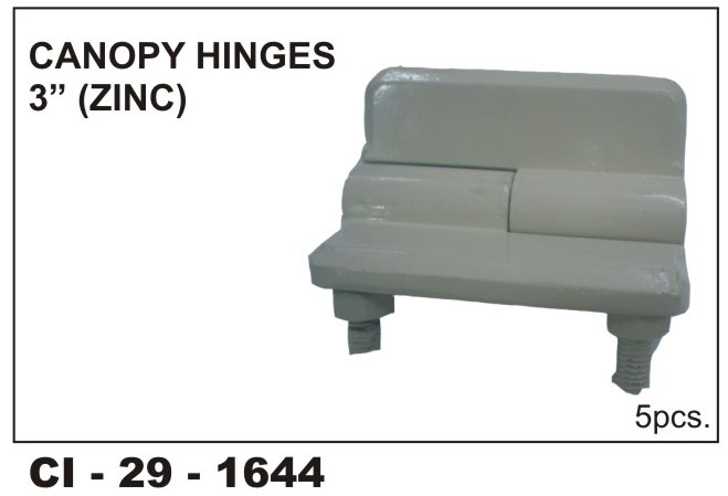 CANOPY HINGES 3 INCHES (ZINC)