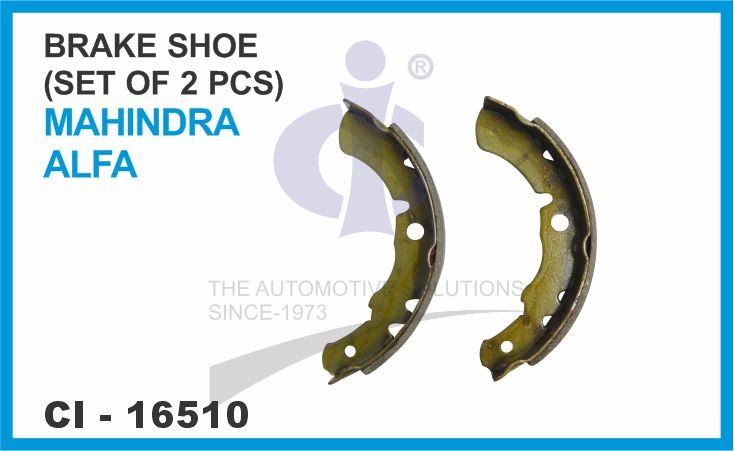 BRAKE SHOE MAHINDRA ALFA,GIO FRONT