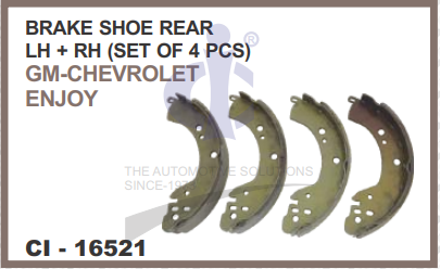 BRAKE SHOE ENJOY REAR 4 PCS