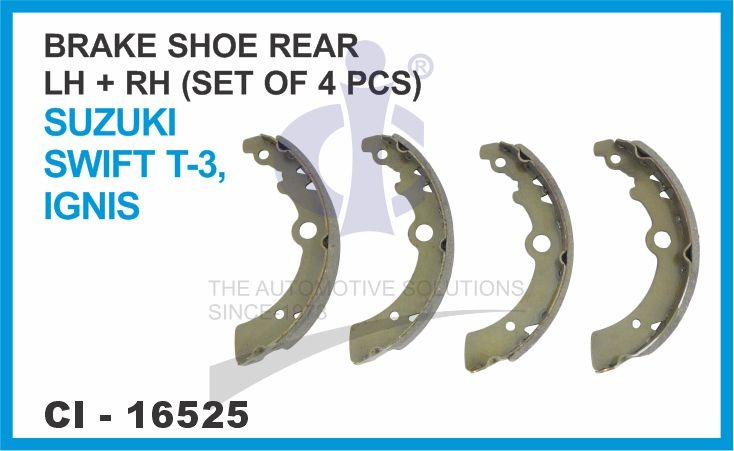 BRAKE SHOE SWIFT- T3, IGNIS REAR 4 PCS