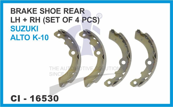 BRAKE SHOE ALTO K-10 REAR 4 PCS