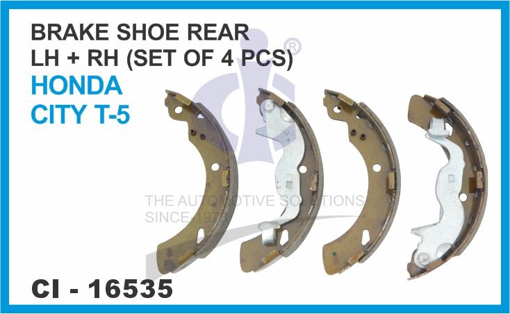 BRAKE SHOE CITY TYPE-5 REAR 4 PCS