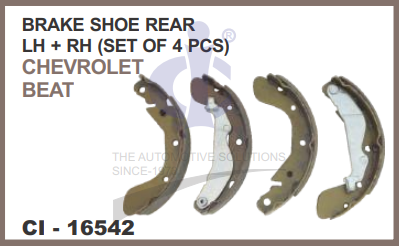 BRAKE SHOE BEAT REAR 4 PCS