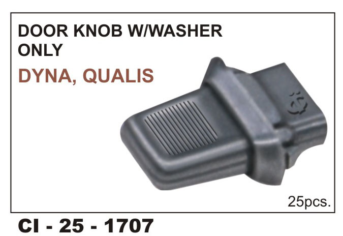 DOOR KNOB QUALIS,DYNA W/WASHER