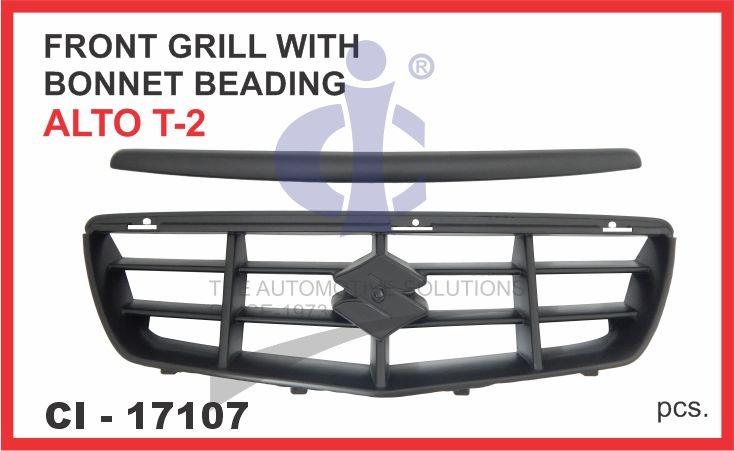 FRONT GRILL ALTO T-2 WITH BONNET BEADING SET OF 2