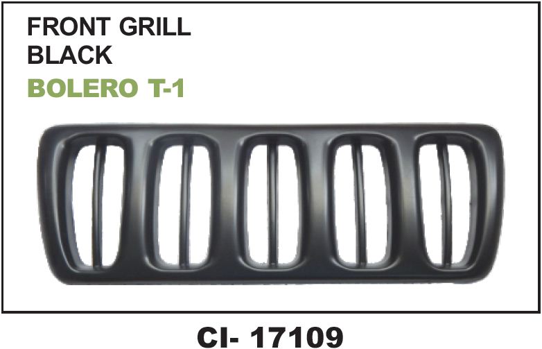 FRONT GRILL BOLERO T-1 BLACK