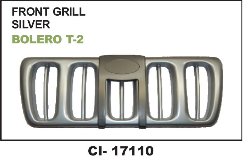 FRONT GRILL BOLERO T-2 SILVER
