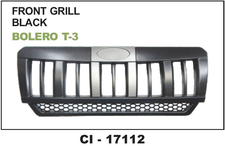 FRONT GRILL BOLERO T-3 BLACK