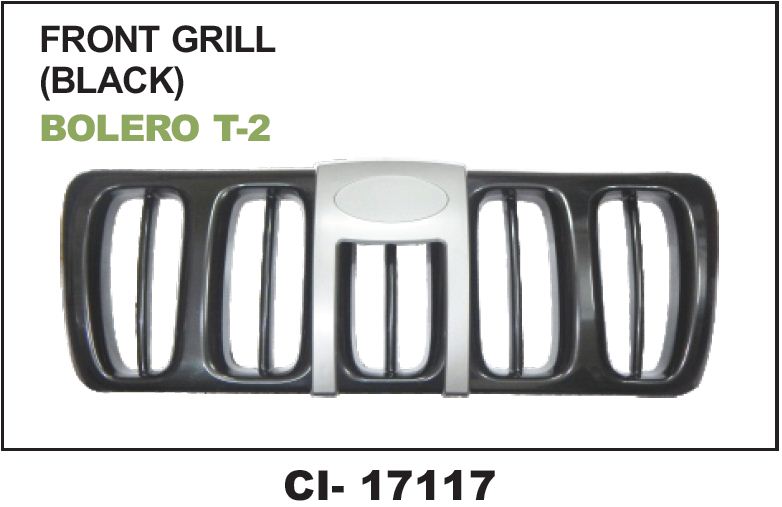 FRONT GRILL BOLERO T-2 BLACK