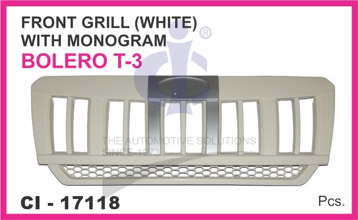 FRONT GRILL BOLERO T-3 WHITE