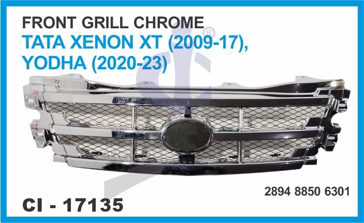 FRONT GRILL XENON CHROME