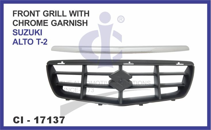 FRONT GRILL ALTO T-2 W/CHROME GARNISH