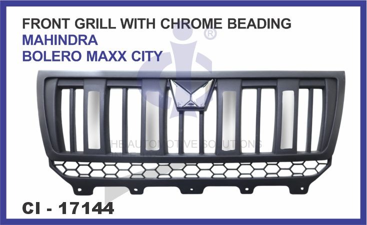 FRONT GRILL WITH CHROME BEADING MAHINDRA MAXX CITY