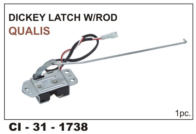 DICKY LOCK ASSY QUALIS W/ROD