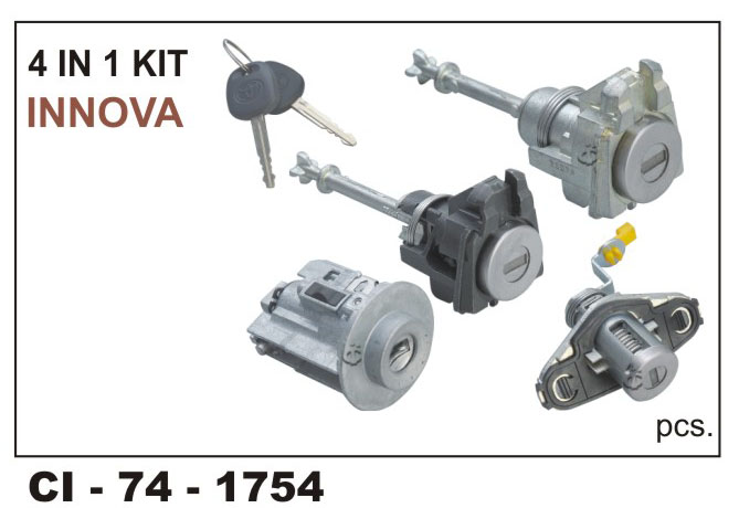 4 IN 1 STEERING LOCK KIT INNOVA